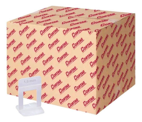 1000 Niveladores Espaçadores Slim Piso Azulejo Porcelanato Cortag