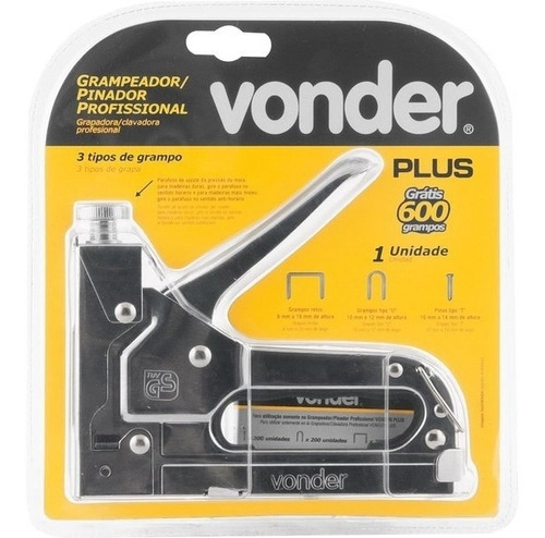 Grampeador/pinador manual VONDER PLUS Grampeador/pinador manual VONDER PLUS
