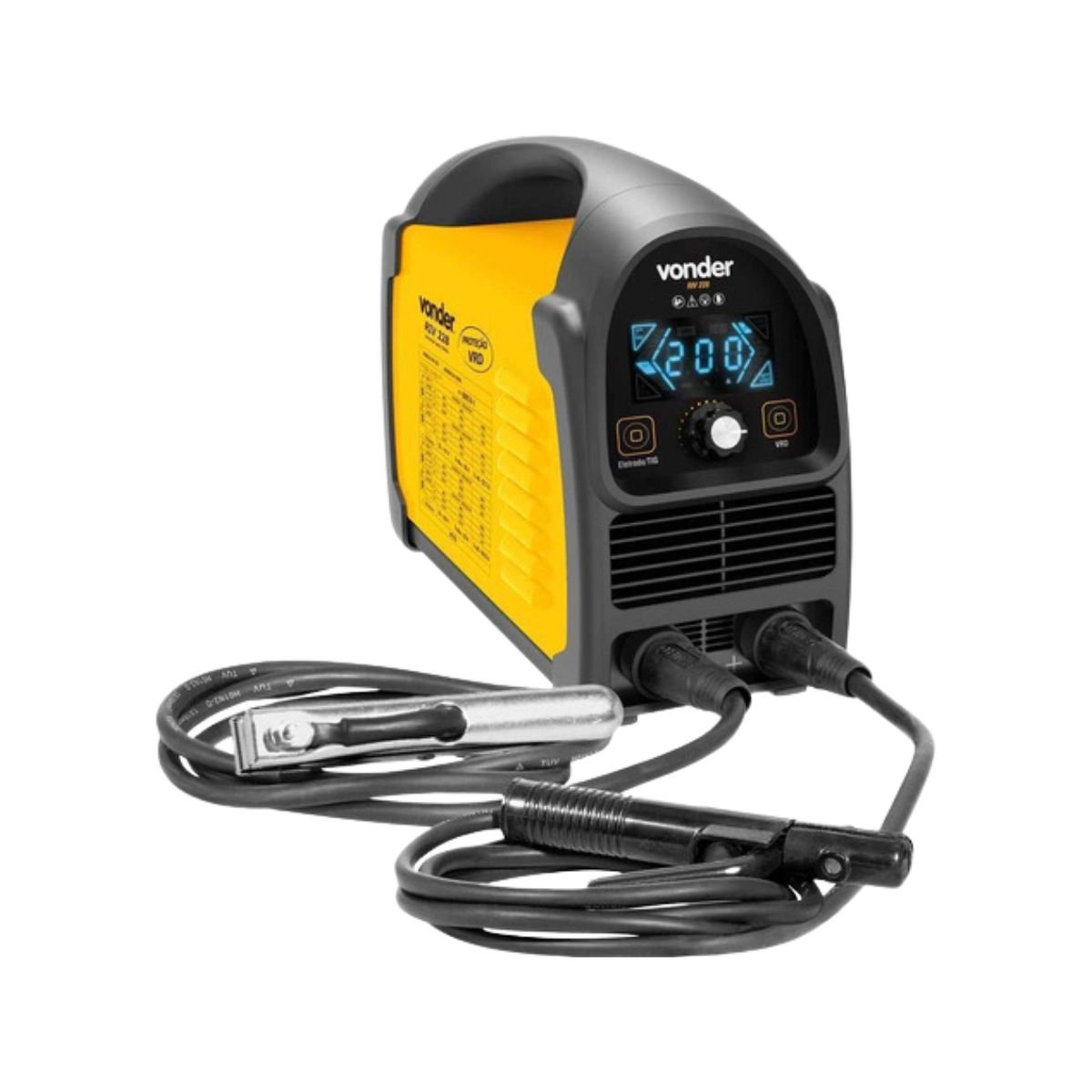 Maquina Inversora Solda RIV228 Bivolt + 2 Esquadros VONDER Maquina Inversora Solda RIV228 Bivolt + 2 Esquadros VONDER