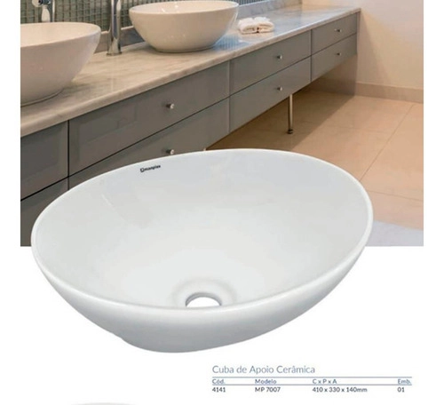 Cuba de Apoio Manplex MP7007 Cuba de Apoio Manplex MP7007