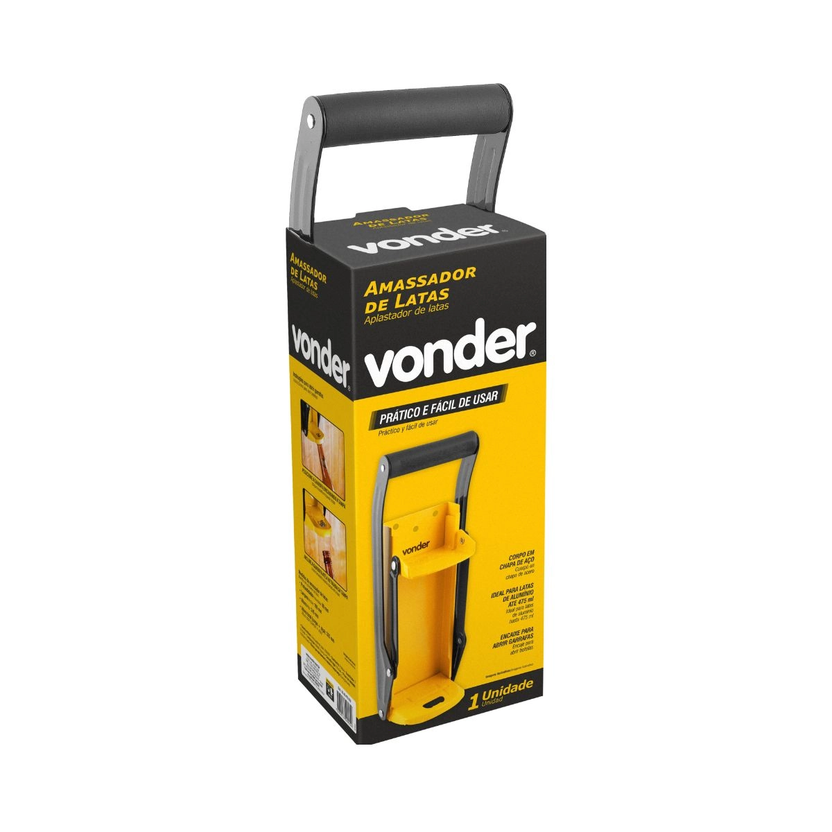 Amassador de latas VONDER 