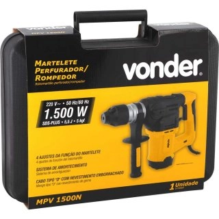 Martelete Rompedor Perfurador 1500w MPV1500 Vonder