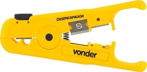 Alicate desencapador ajustável para fios e cabos VONDER. Alicate desencapador ajustável para fios e cabos VONDER.
