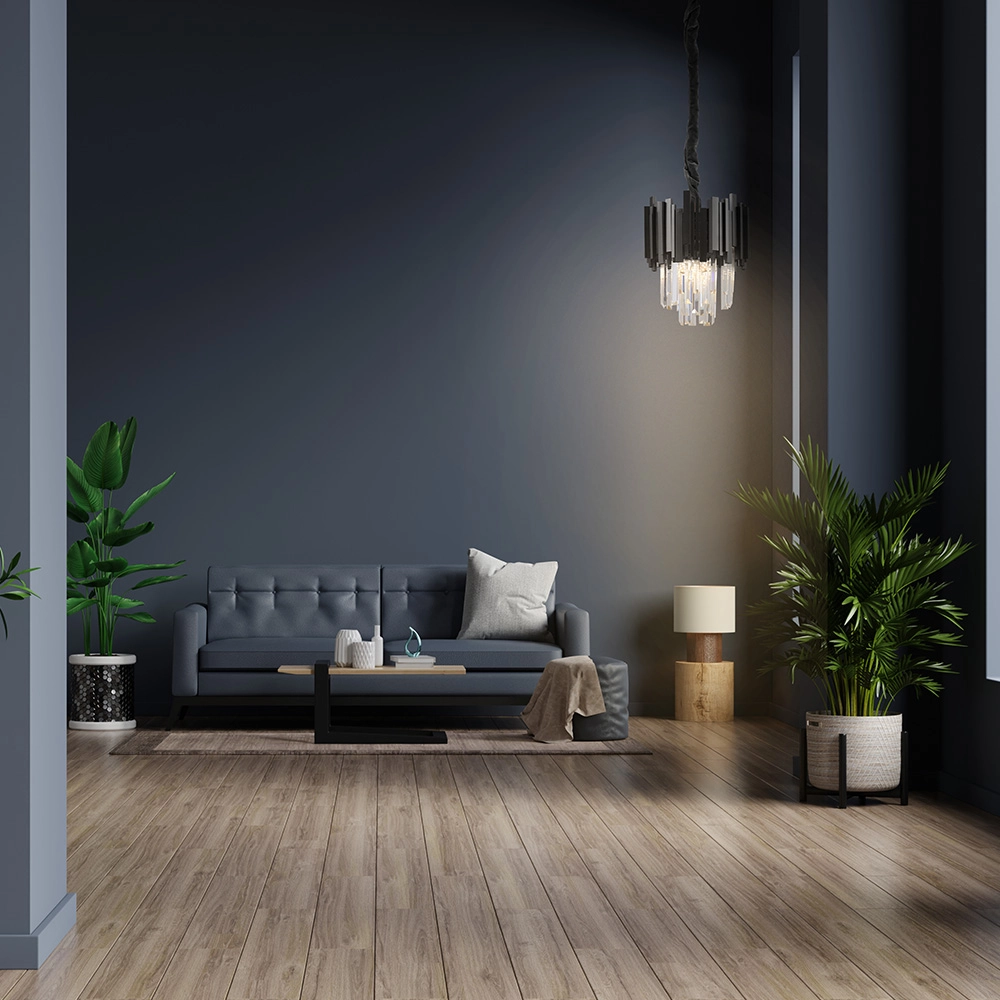 Lustre Cristal Midas Red. Black 300mm Blumenau