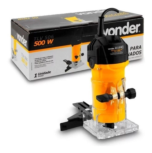 Kit Vonder - 01 Tupia Manual Elétrica 500w 6mm TLV506 220v + Fresas