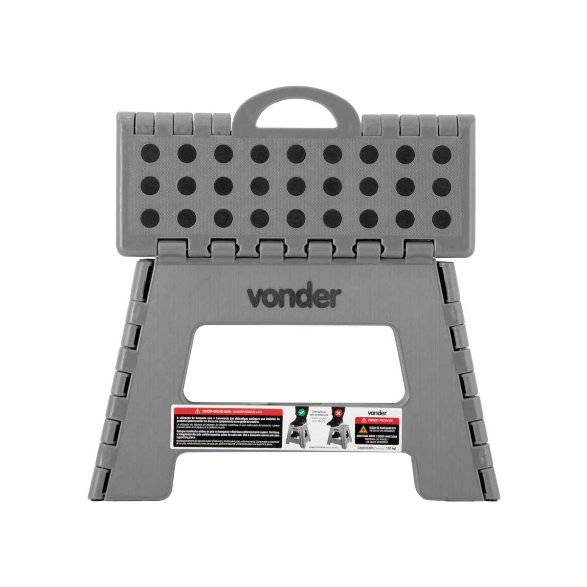 Banqueta plástica dobrável altura 220mm VONDER 