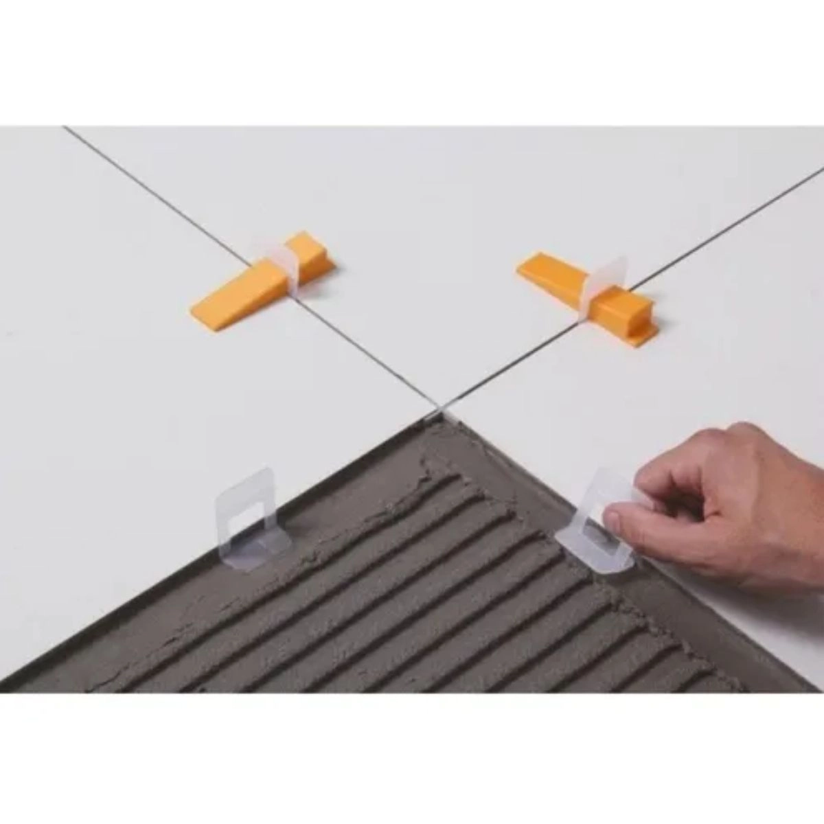 1000 Espaçador Nivelador Slim 1,0mm 1,5mm 2,0mm + 100 Cunhas Slim Cortag