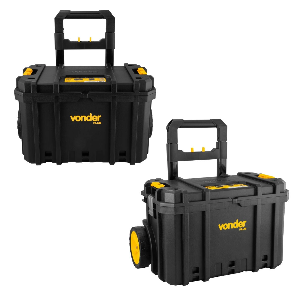 Caixa plástica para ferramentas c/ rodas CRV700 VONDER PLUS Caixa plástica para ferramentas c/ rodas CRV700 VONDER PLUS