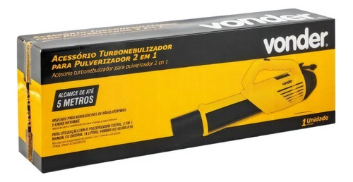 Acessório turbonebulizador para pulverizador 2 em 1 VONDER Acessório turbonebulizador para pulverizador 2 em 1 VONDER