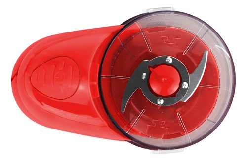 Mini Processador Elétrico 500ml Vermelho Kian Mini Processador Elétrico 500ml Vermelho Kian