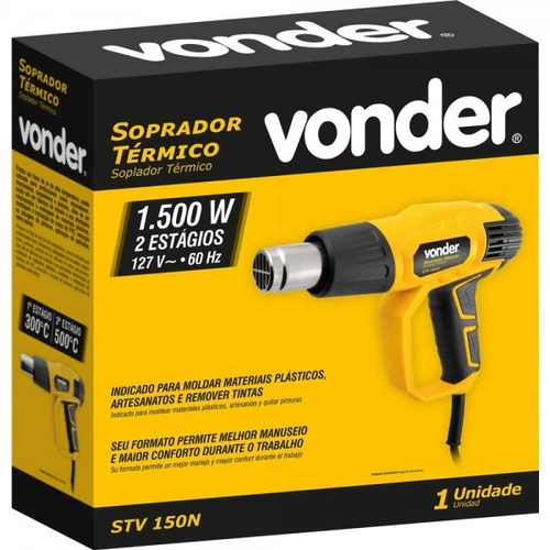 Soprador Térmico Vonder STV150 1500W Soprador Térmico Vonder STV150 1500W