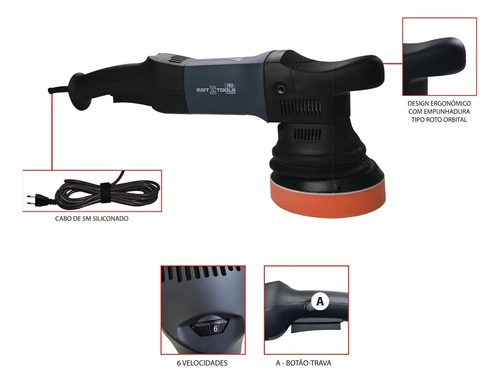 Politriz Roto Orbital Pro 15mm SGT5117 900w SIGMA