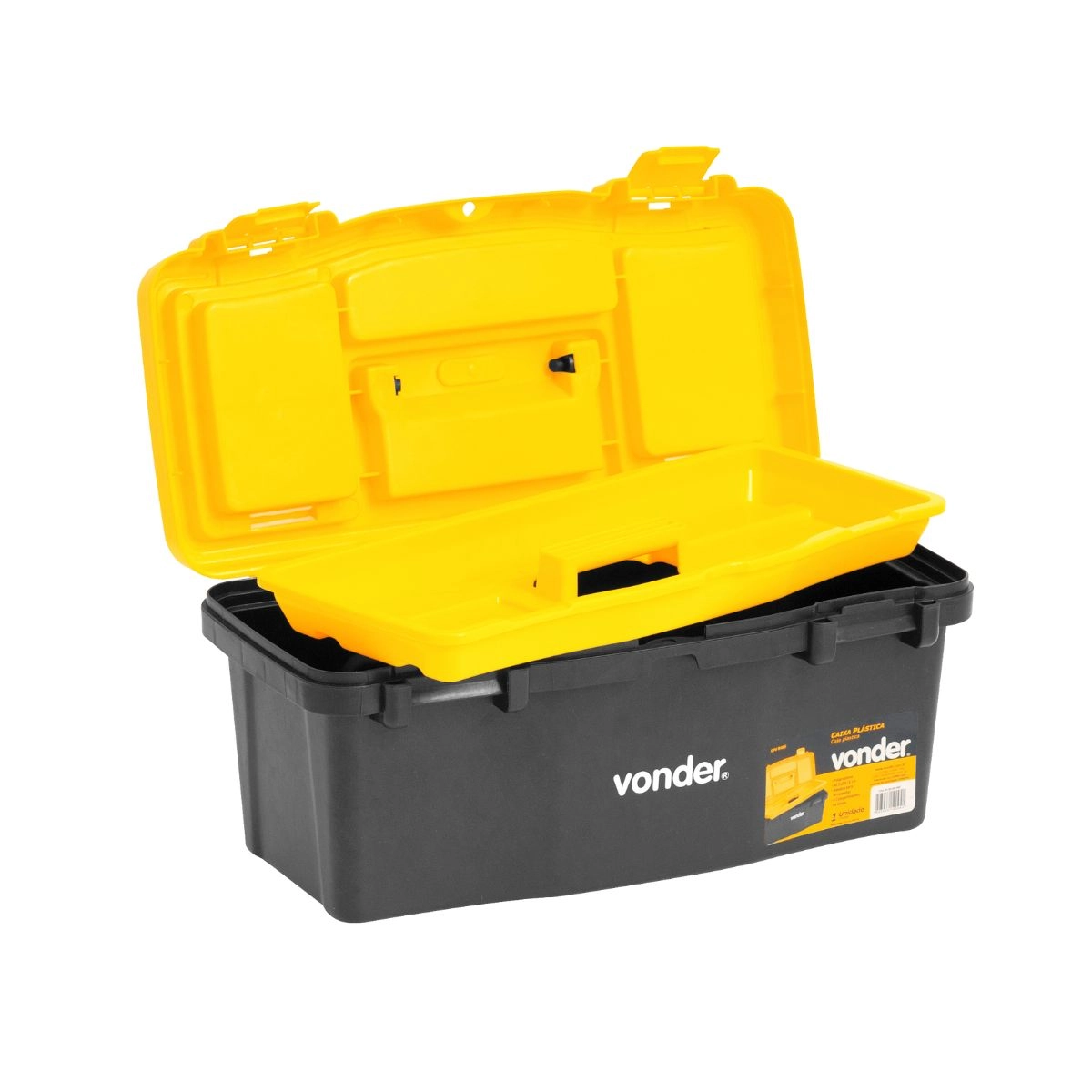 Caixa para ferramentas plástica CPV0405 VONDER  Caixa para ferramentas plástica CPV0405 VONDER