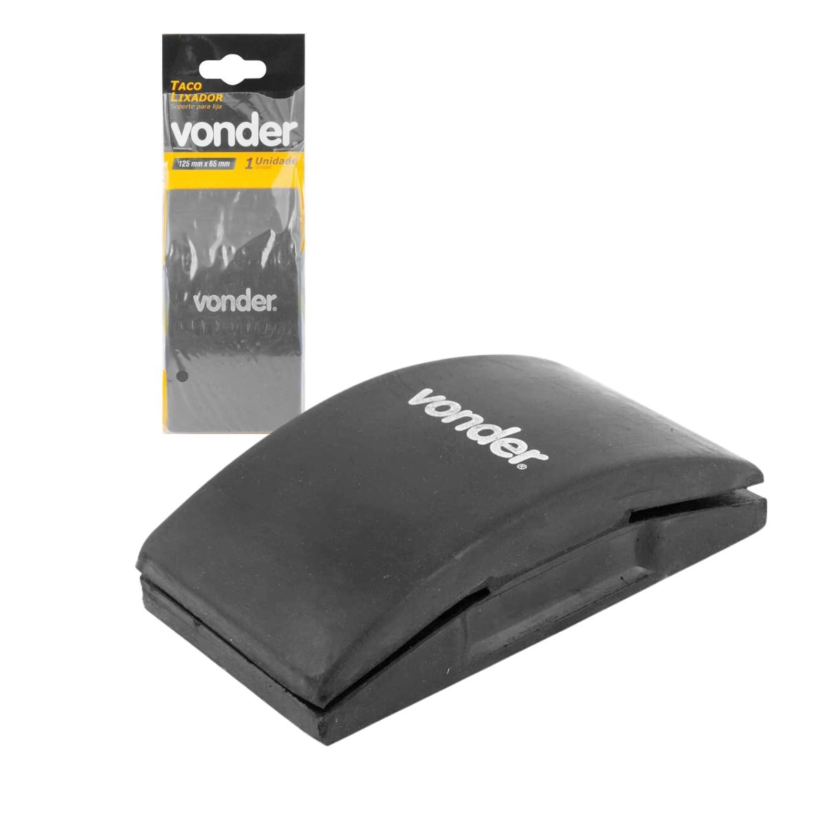 Taco lixador 125mmx65mm VONDER Taco lixador 125mmx65mm VONDER