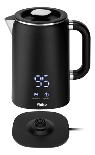 Chaleira Elétrica 1,8L Painel Digital PCH18B PHILCO Chaleira Elétrica 1,8L Painel Digital PCH18B PHILCO