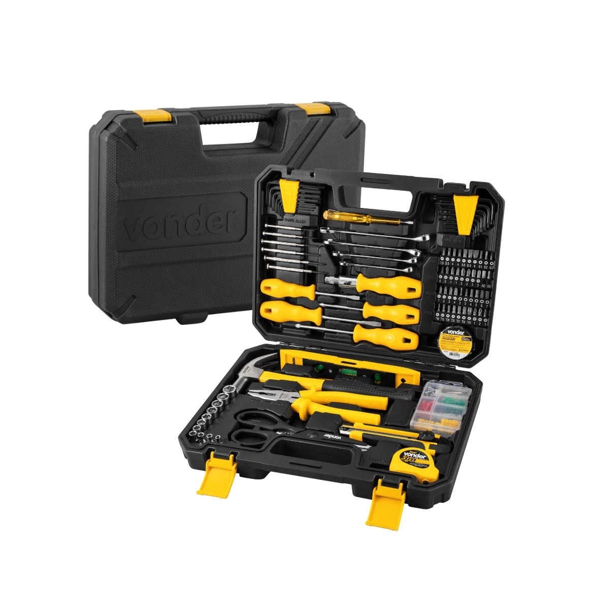 Jogo de ferramentas com 163 peças VONDER