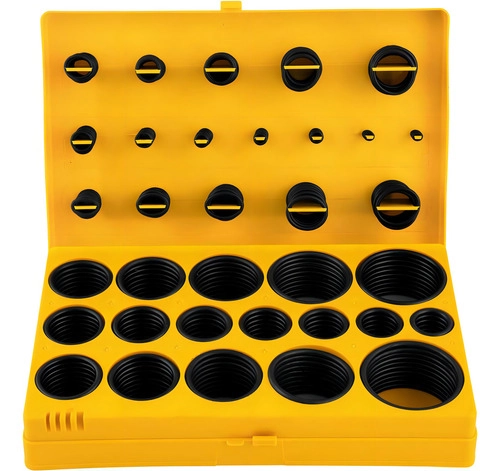 Jogo de anéis de vedação oring com 419 peças VONDER Jogo de anéis de vedação oring com 419 peças VONDER