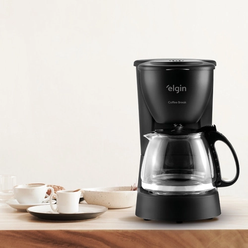 Cafeteira Elétrica 15 Xícaras Coffee Break Preta Elgin 127V Cafeteira Elétrica 15 Xícaras Coffee Break Preta Elgin 127V