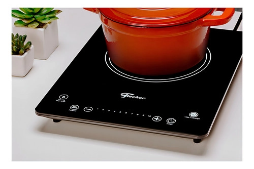 Fogão Cooktop 1 Queimador Indução Preto 127v Fischer