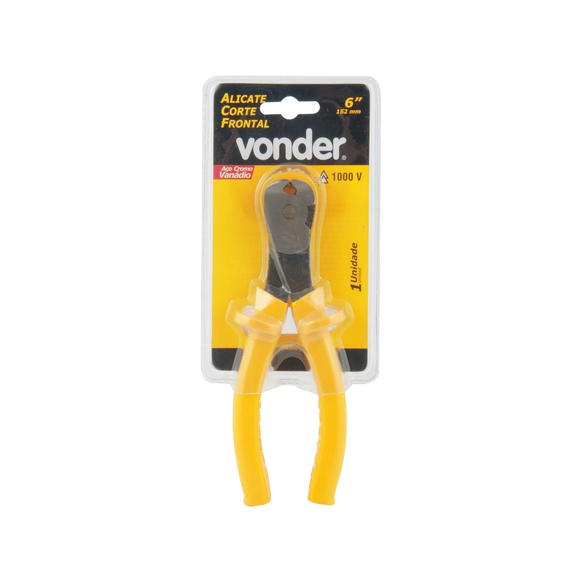 Alicate corte frontal 6" 152mm 1.000V VONDER Alicate corte frontal 6" 152mm 1.000V VONDER