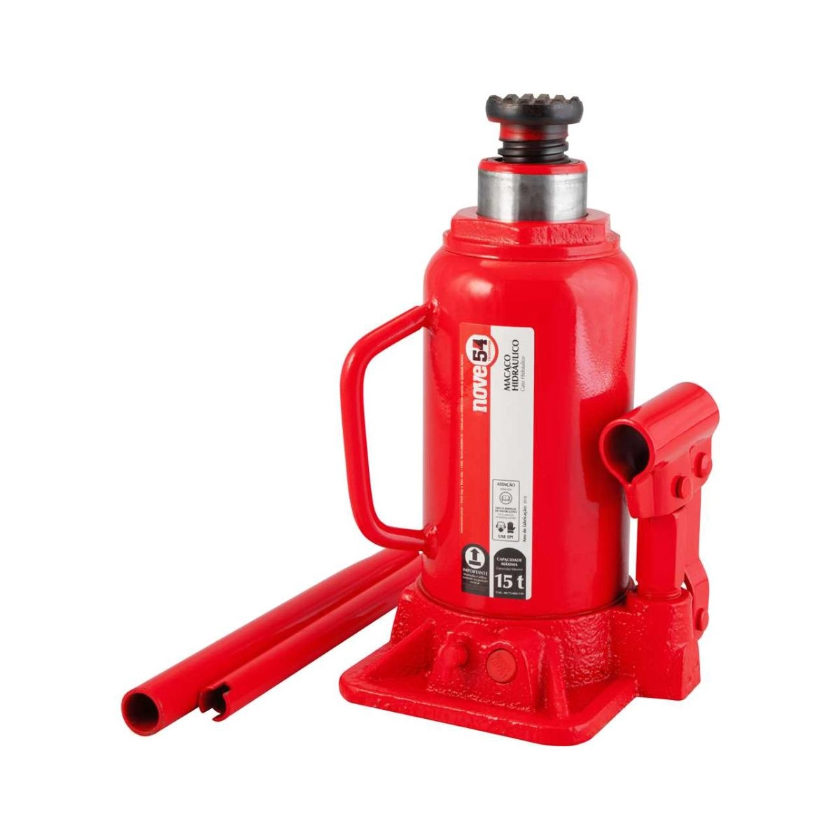 Macaco Hidráulico Tipo Garrafa 15 Toneladas Nove54