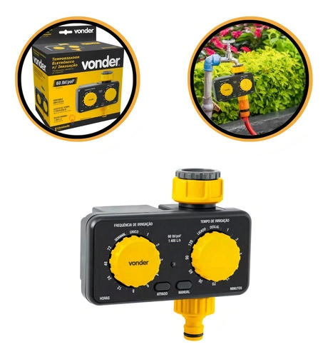 Temporizador eletrônico para irrigação VONDER Temporizador eletrônico para irrigação VONDER