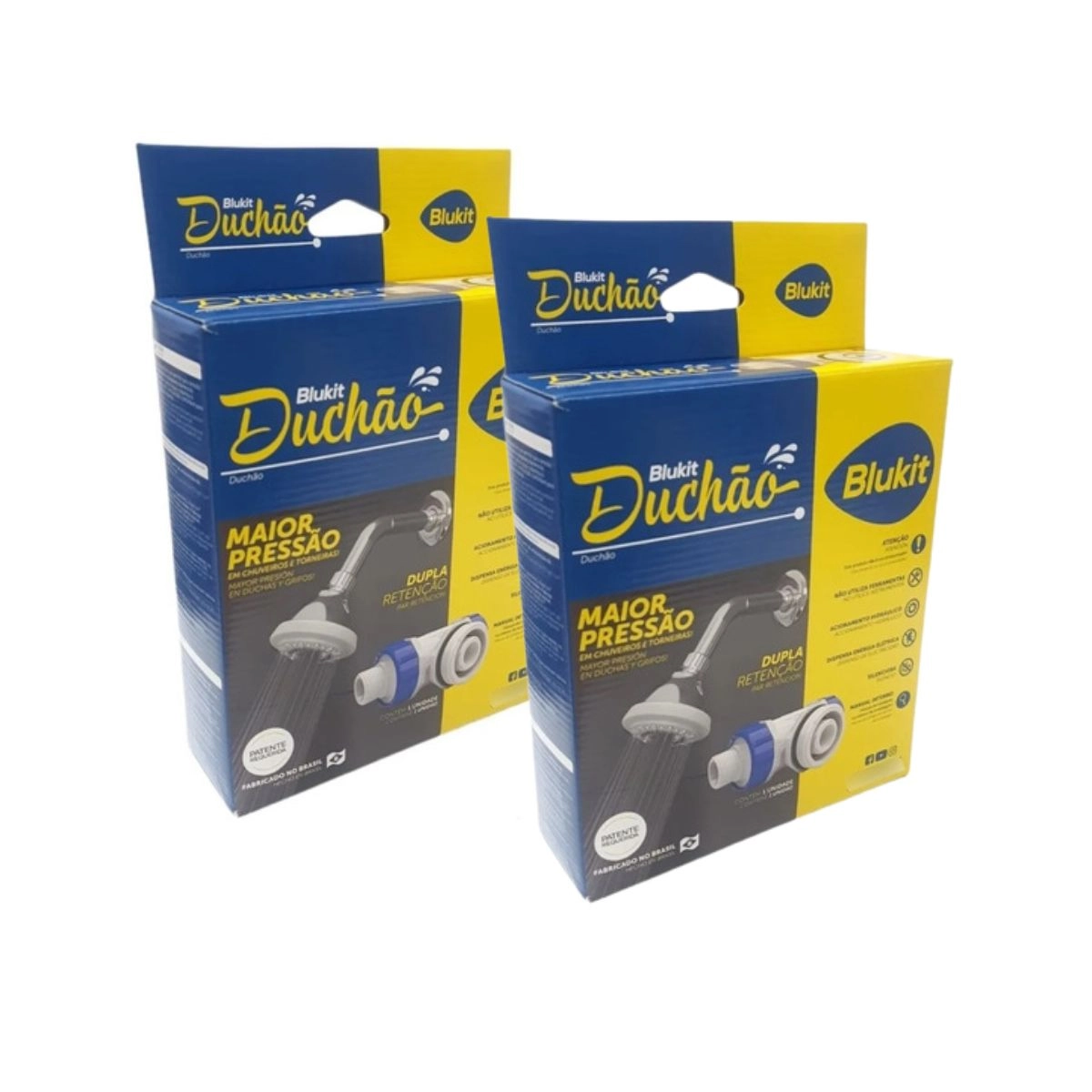 Kit 2 Válvula Duchão 3/4&quot; e 1.1/2&quot; para Caixa d&#039;água BLUKIT