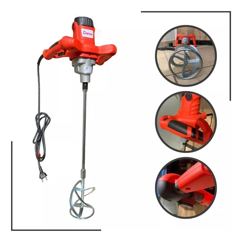 Misturador Elétrico Argamassa Tinta Textura Hm120 Cortag