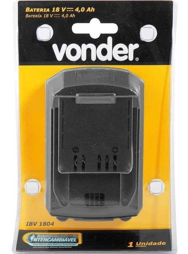 Bateria Intercambiável 18v 4.0A IBV1804 Vonder Bateria Intercambiável 18v 4.0A IBV1804 Vonder