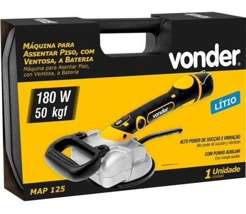 Máquina Para Assentar Pisos e Porcelanatos a Bateria 12v Vonder MAP125
