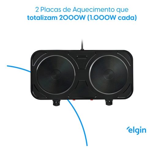 Fogão Elétrico FG02 2000W Elgin