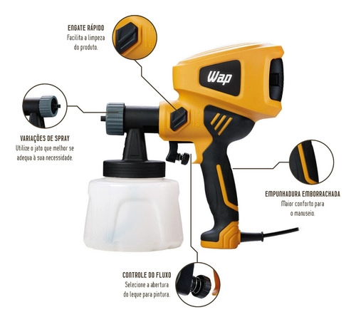 Pistola De Pintura Wap EPP400 Pistola De Pintura Wap EPP400