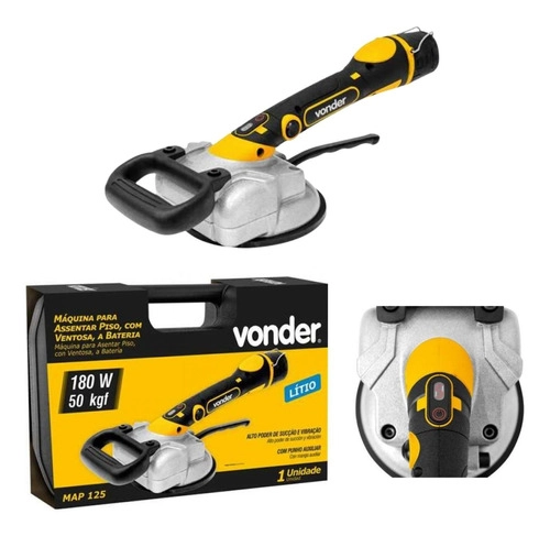 Máquina Para Assentar Pisos e Porcelanatos a Bateria 12v Vonder MAP125