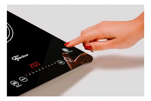 Fogão Cooktop 1 Queimador Indução Preto 127v Fischer