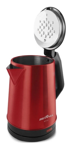 Chaleira Elétrica 1,9L Vermelha BCH12V Inox Britânia