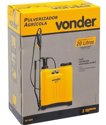 Pulverizador Agrícola 20 Litros Vonder PC020