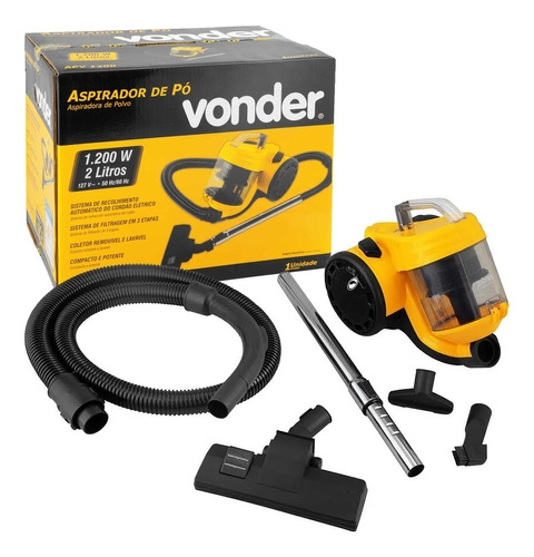 Aspirador de pó 1200W APV1200 VONDER