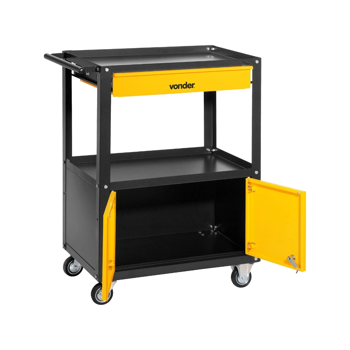 Carro para ferramentas desmontável com 1 gaveta VONDER Carro para ferramentas desmontável com 1 gaveta VONDER