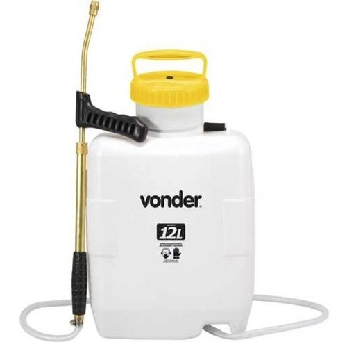 Pulverizador costal agrícola 12 litros tipo trombone PU120 VONDER Pulverizador costal agrícola 12 litros tipo trombone PU120 VONDER