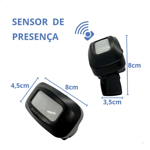 Anunciador De Presença Com Sensor Brasfort Anunciador De Presença Com Sensor Brasfort