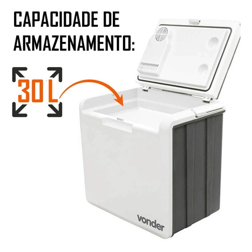 Refrigerador automotivo 12V 30 litros Vonder Refrigerador automotivo 12V 30 litros Vonder