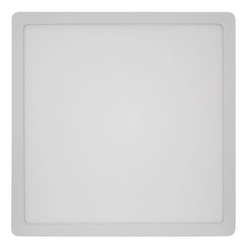 Kit 5 Painel Plafon Quadrado 28x28 Sobrepor Branco 24w Luz Neutra Blumenau Iluminação