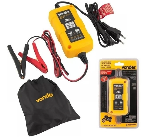 Carregador Inteligente de Bateria Bivolt Vonder CIB003