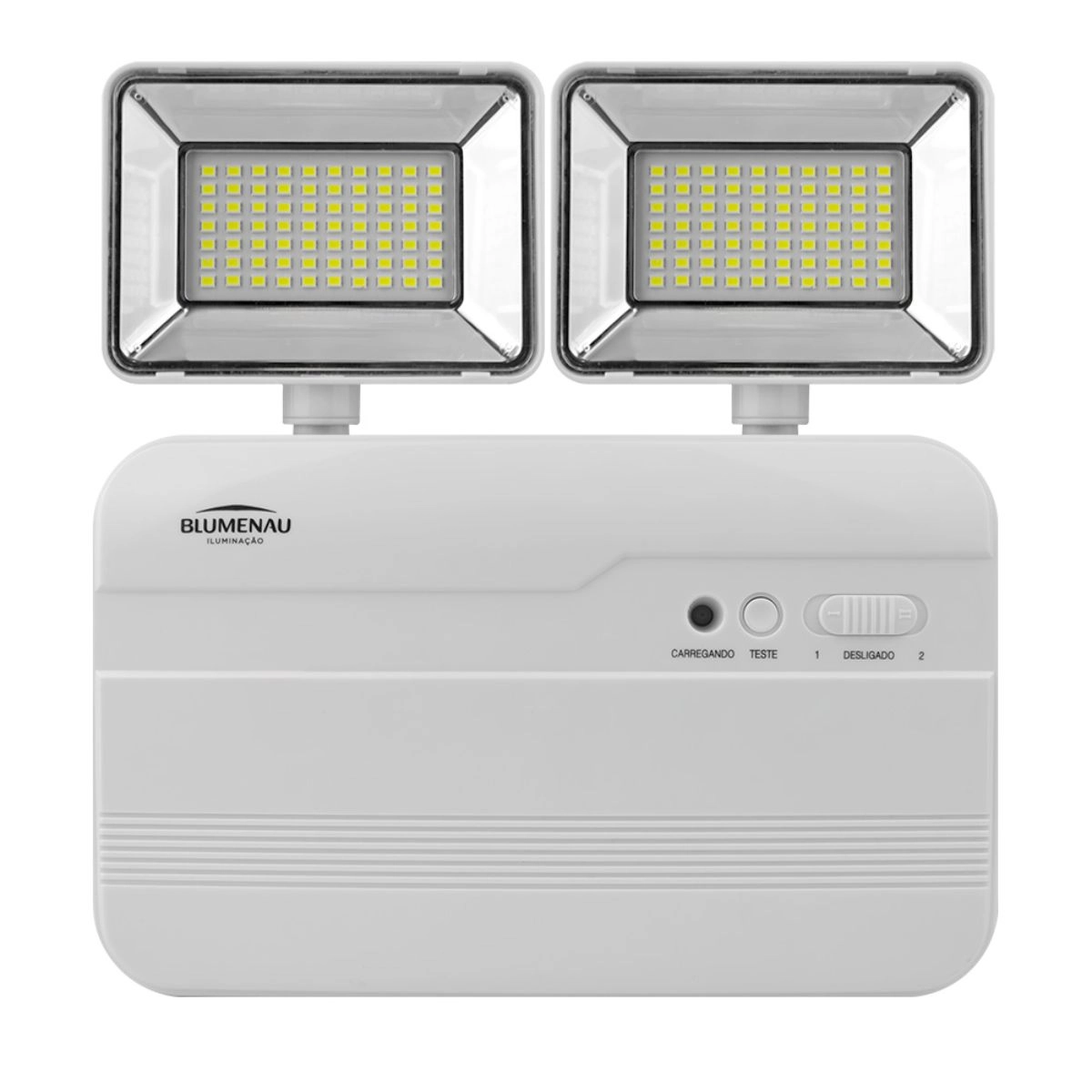 Kit 4 Luminaria Emergencia LED Blumenau 3000 Lúmens 18W 6.500K Bivolt Kit 4 Luminaria Emergencia LED Blumenau 3000 Lúmens 18W 6.500K Bivolt