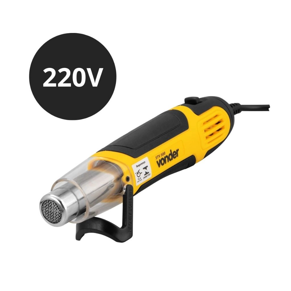 Soprador térmico mini STV500 VONDER Soprador térmico mini STV500 VONDER