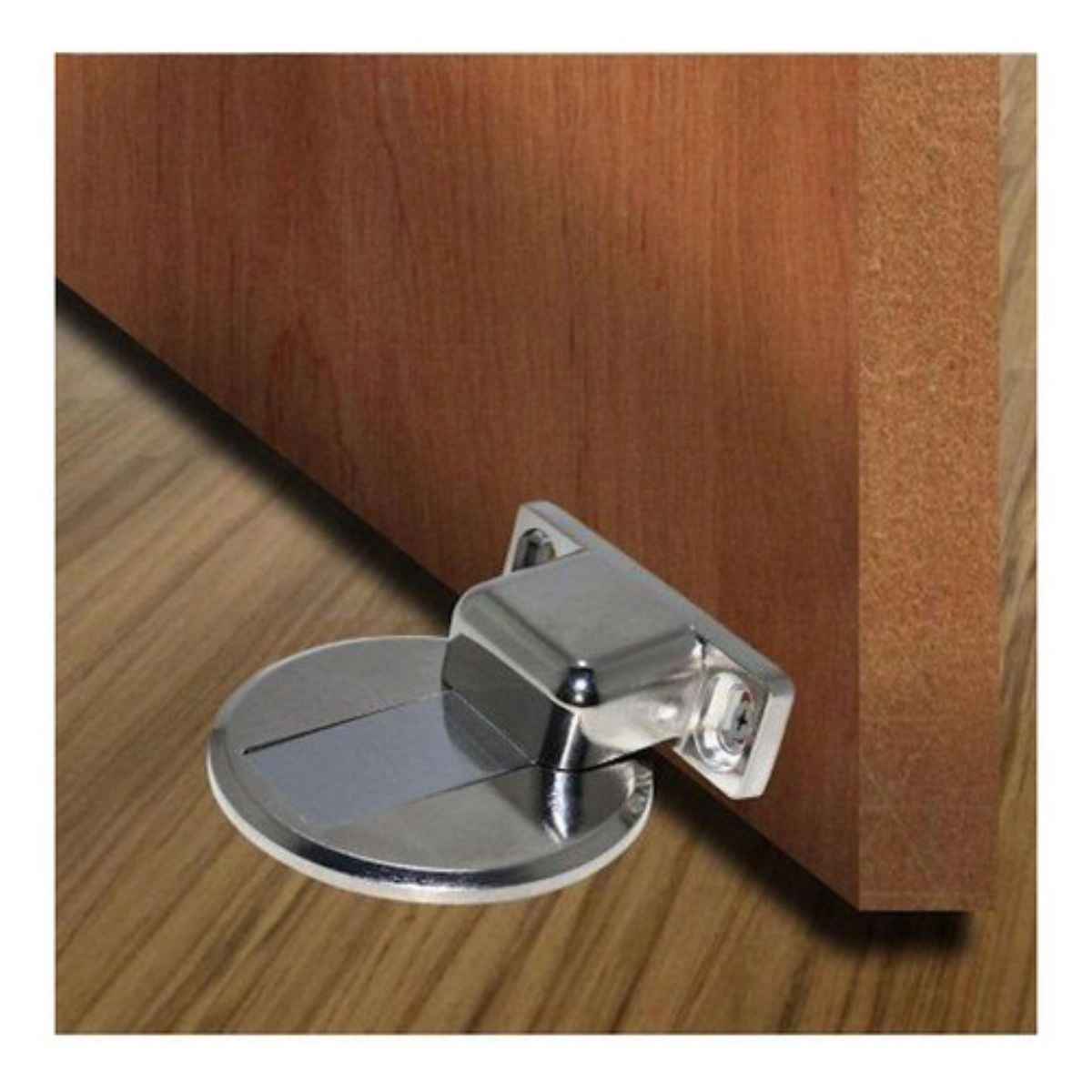 Kit 6 Prendedor Trava De Porta Batente Magnetico Slim Aço Cromado Bwinx Kit 6 Prendedor Trava De Porta Batente Magnetico Slim Aço Cromado Bwinx