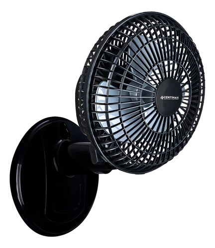Ventilador Mini Turbo 20CM PRETO/ PRATA Ventimais