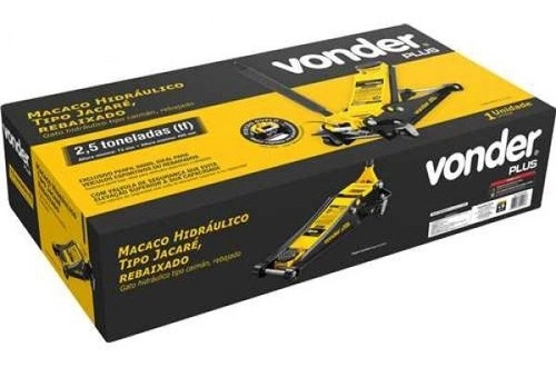 Macaco hidráulico rebaixado tipo jacaré 2,5 toneladas VONDER PLUS