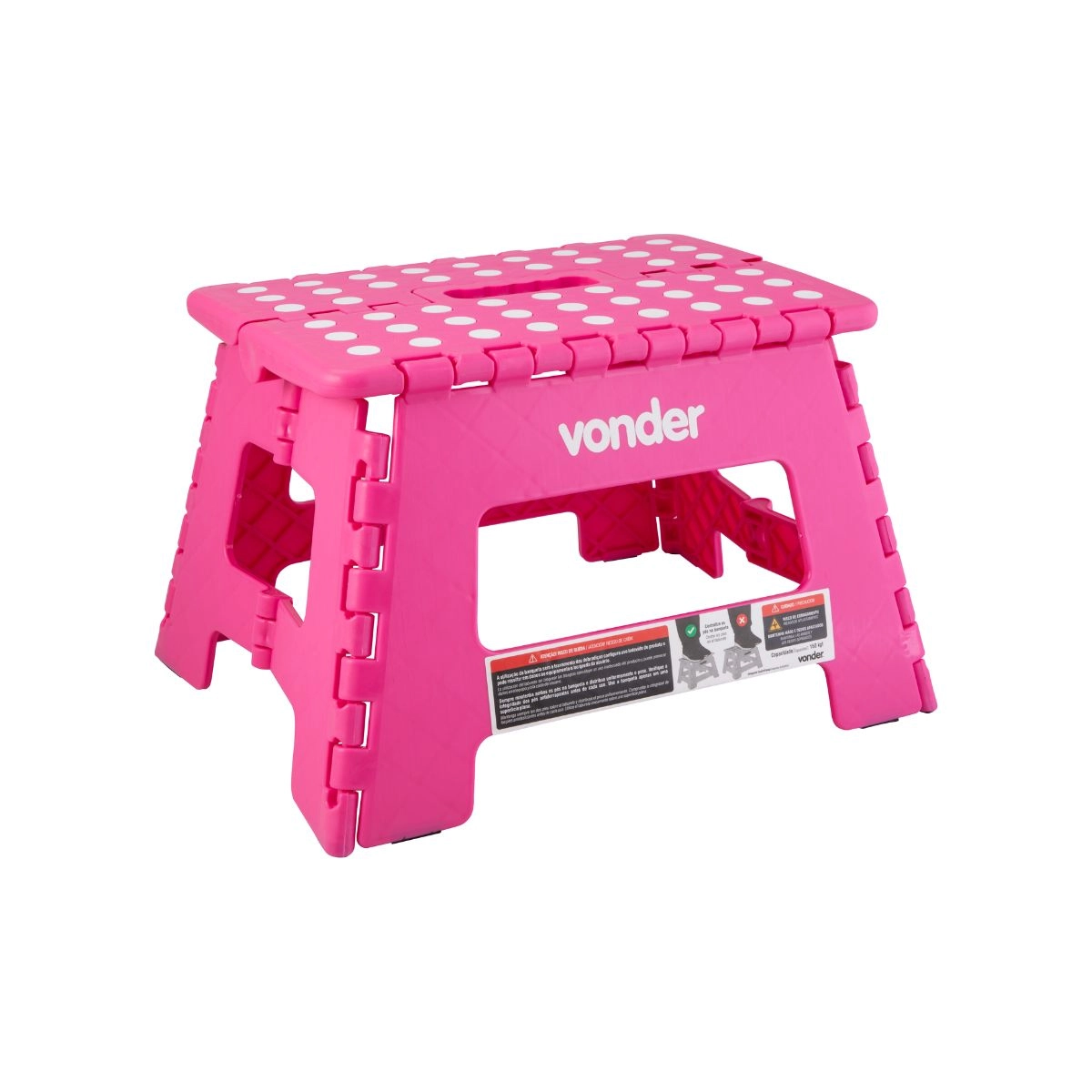 Banqueta plástica dobrável altura 220mm VONDER 