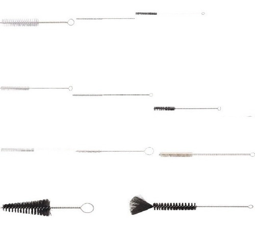 Jogo escovas tubular de nylon com 9 peças VONDER Jogo escovas tubular de nylon com 9 peças VONDER